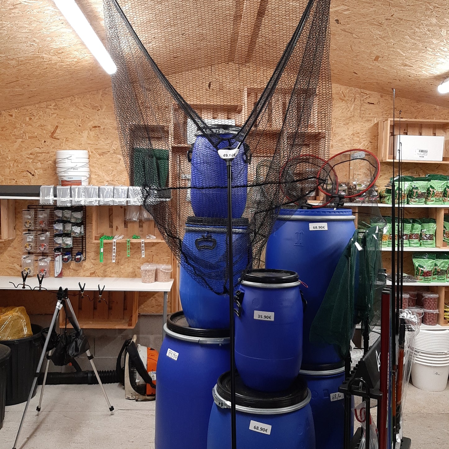 Épuisette Adagio II + Manche Interchangeable Autain au magasin de pêche Compagnie Vegetal à Créhange en Moselle