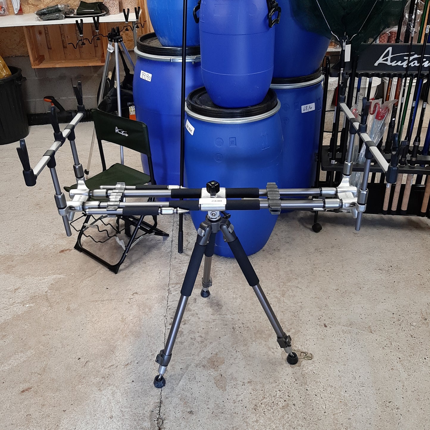 Rod Pod Klein Balzer au magasin de pêche Compagnie Vegetal à Créhange en Moselle