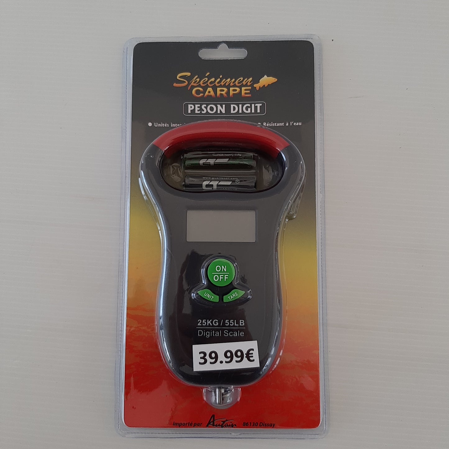 Peson Digit Specimen Carpe au magasin de pêche Compagnie Vegetal à Créhange en Moselle